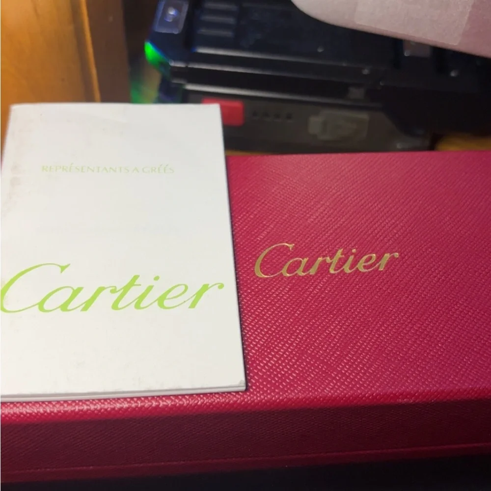 Silver Big C Cartier Rimless Sunglasses #cartier #sunglasses #luxury - Picture 7 of 8